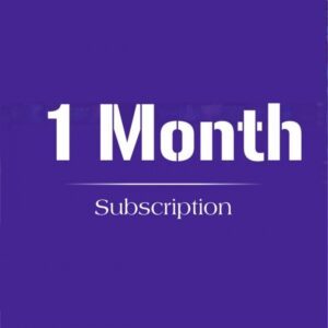 1 Month Subscription Plan